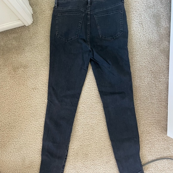 MADEWELL 10” high rise black skinny jean - Picture 4 of 9